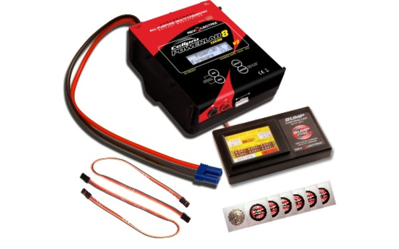 PowerLab 8 with EC5 input cable and BUMP Controller